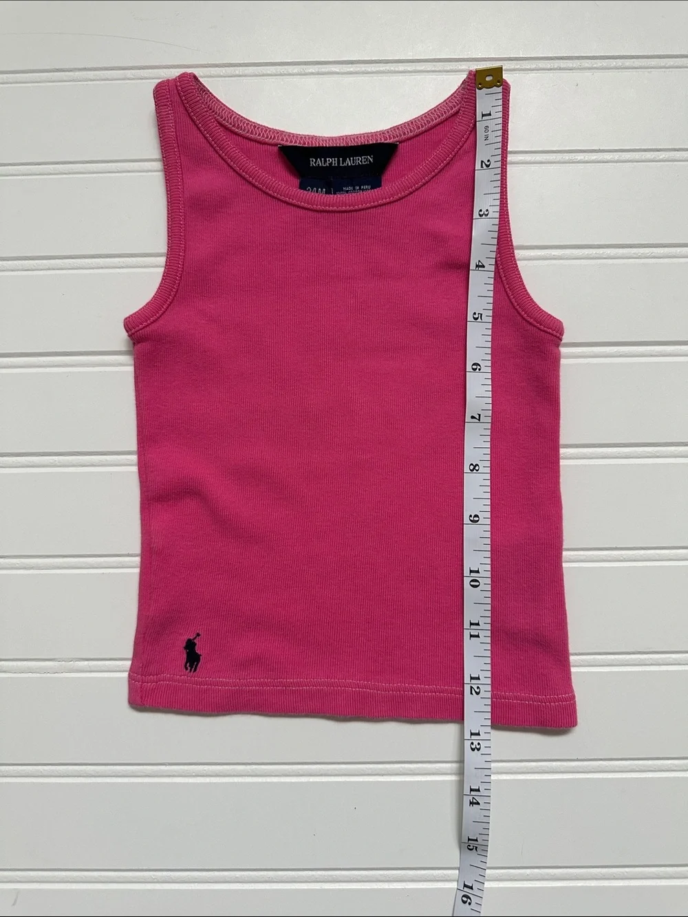 Ralph Lauren Pink Tank Top Baby Girls 24M